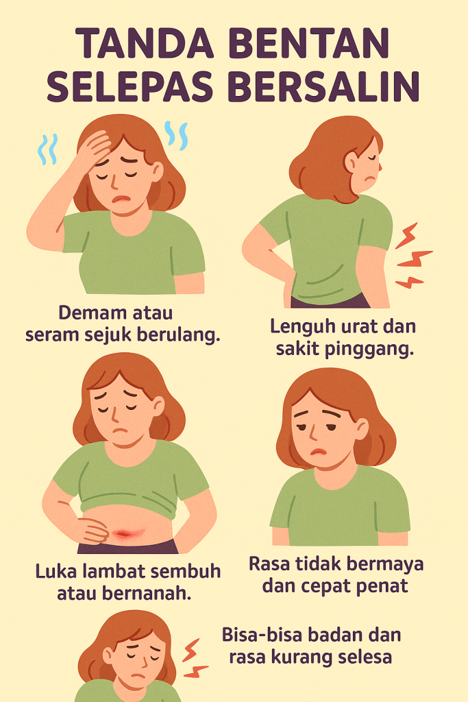 bentan selepas bersalin