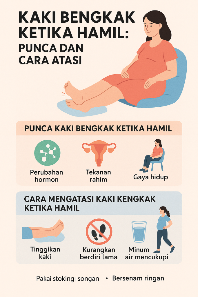 kaki bengkak ketika hamil