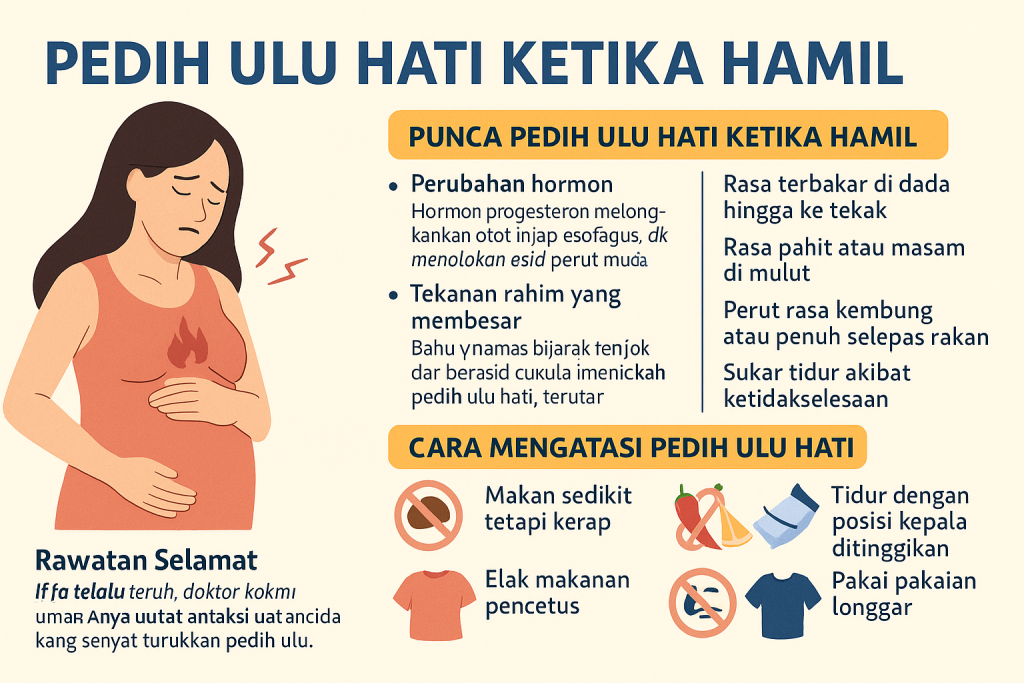 pedih ulu hati ketika hamil