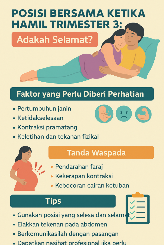 posisi bersama ketika hamil trimester 3