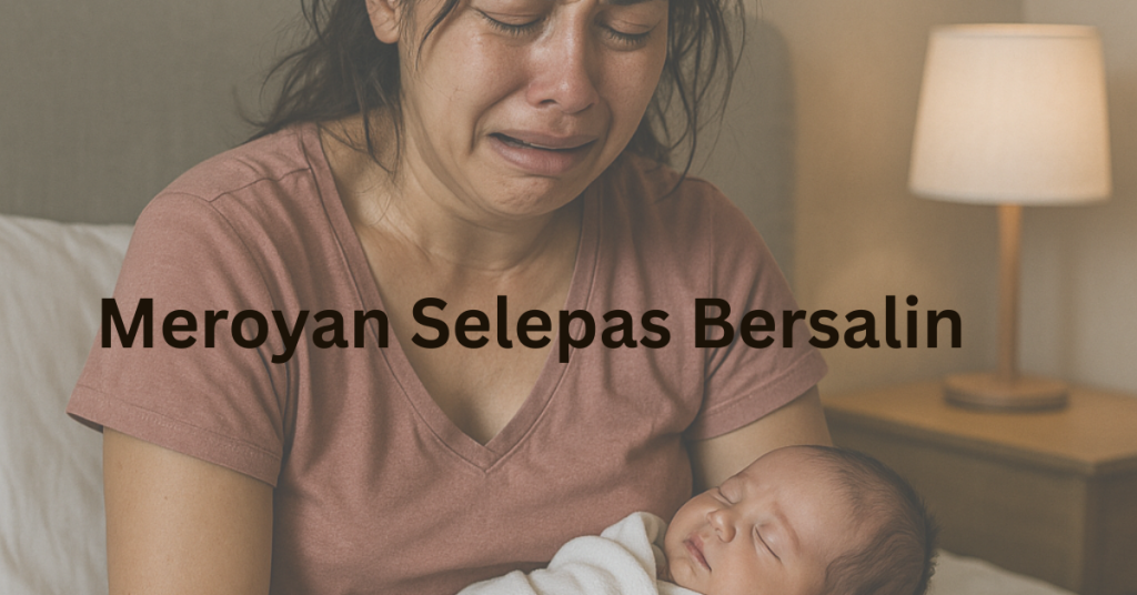 Suami Jangan Ambil Mudah, Meroyan Selepas Bersalin Tanda Ibu Perlukan Sokongan!