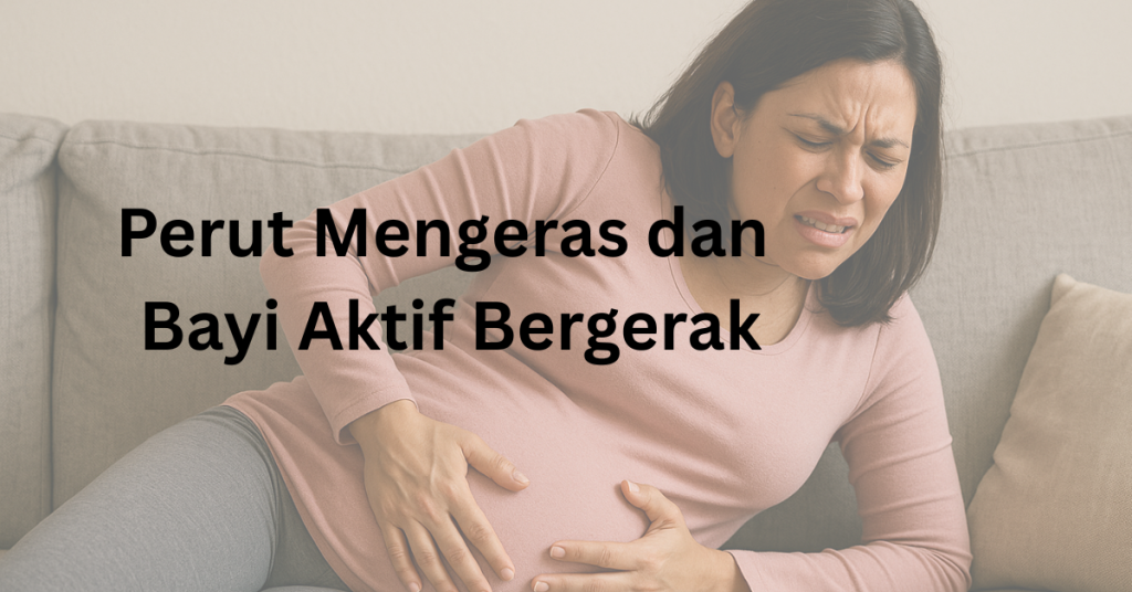 Normal Ke Perut Mengeras dan Bayi Aktif Bergerak? Ibu Hamil Kena Tahu Ini!