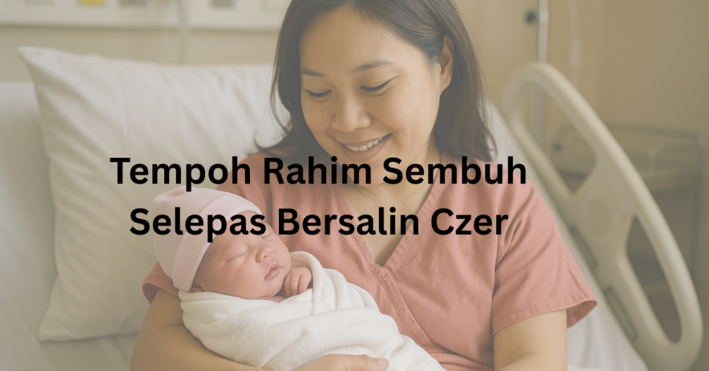 Tempoh Rahim Sembuh Selepas Bersalin Czer, Berapa Minggu & Bulan Ambil Masa?