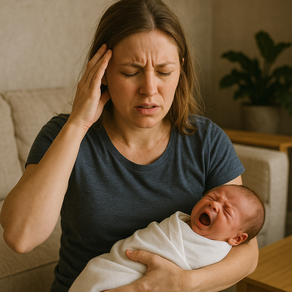 meroyan selepas bersalin