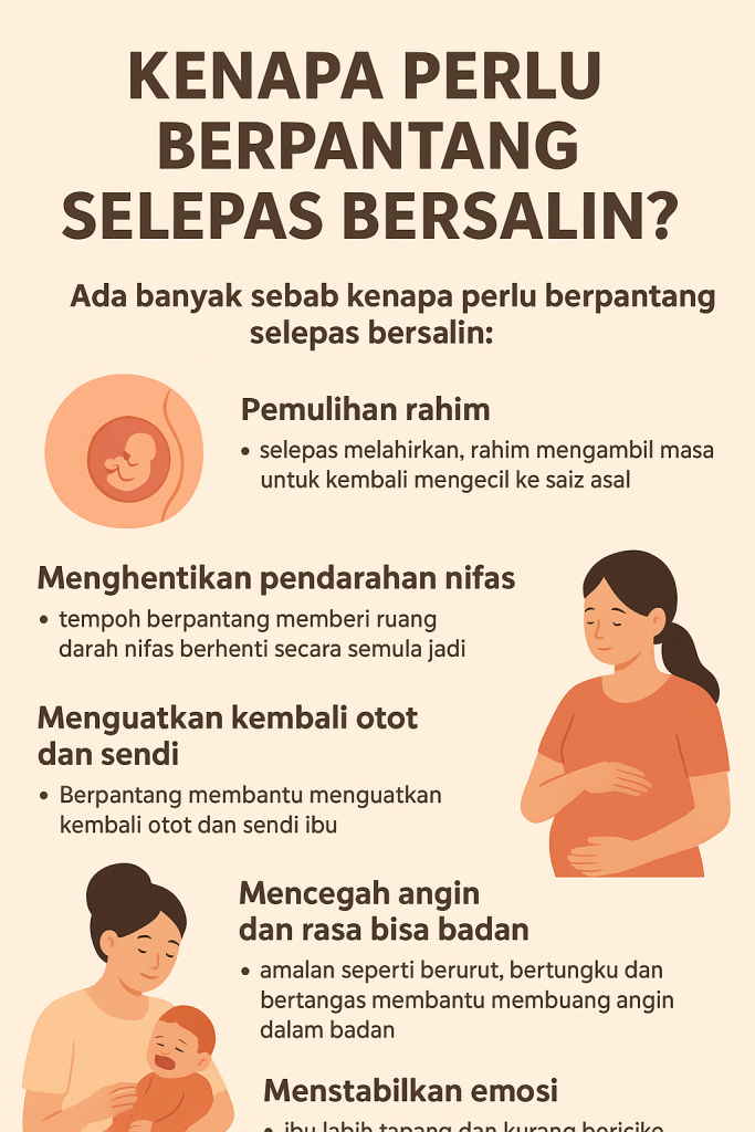 tempoh berpantang selepas bersalin