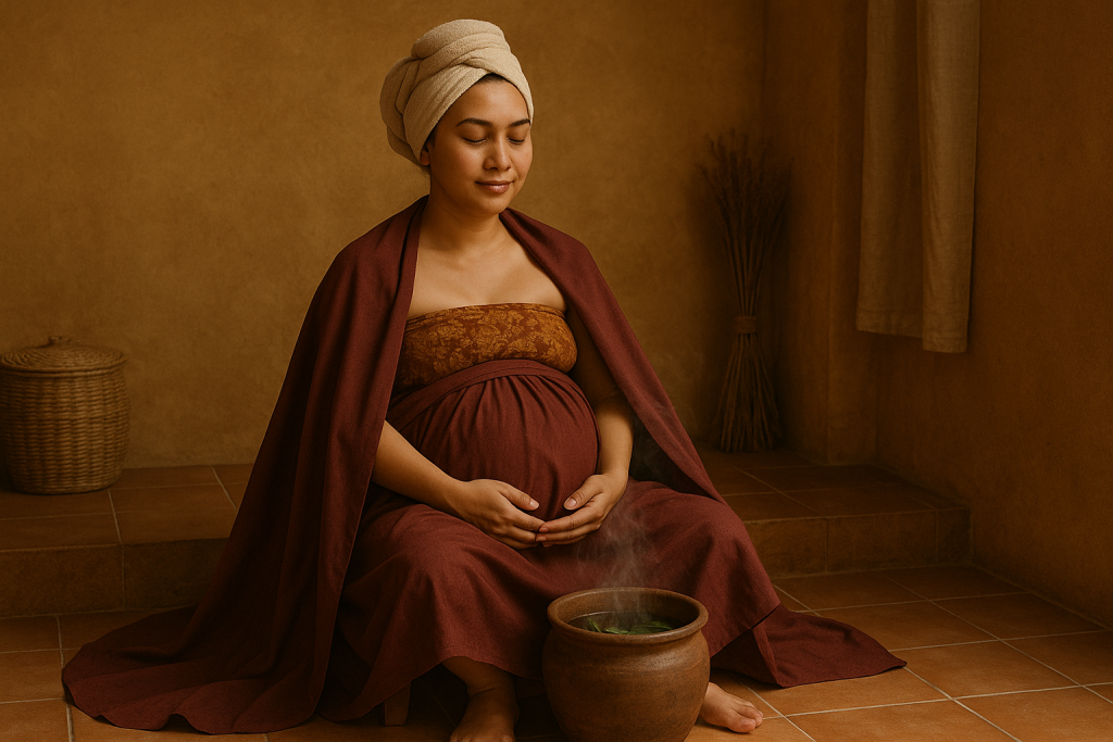 bertangas selepas bersalin