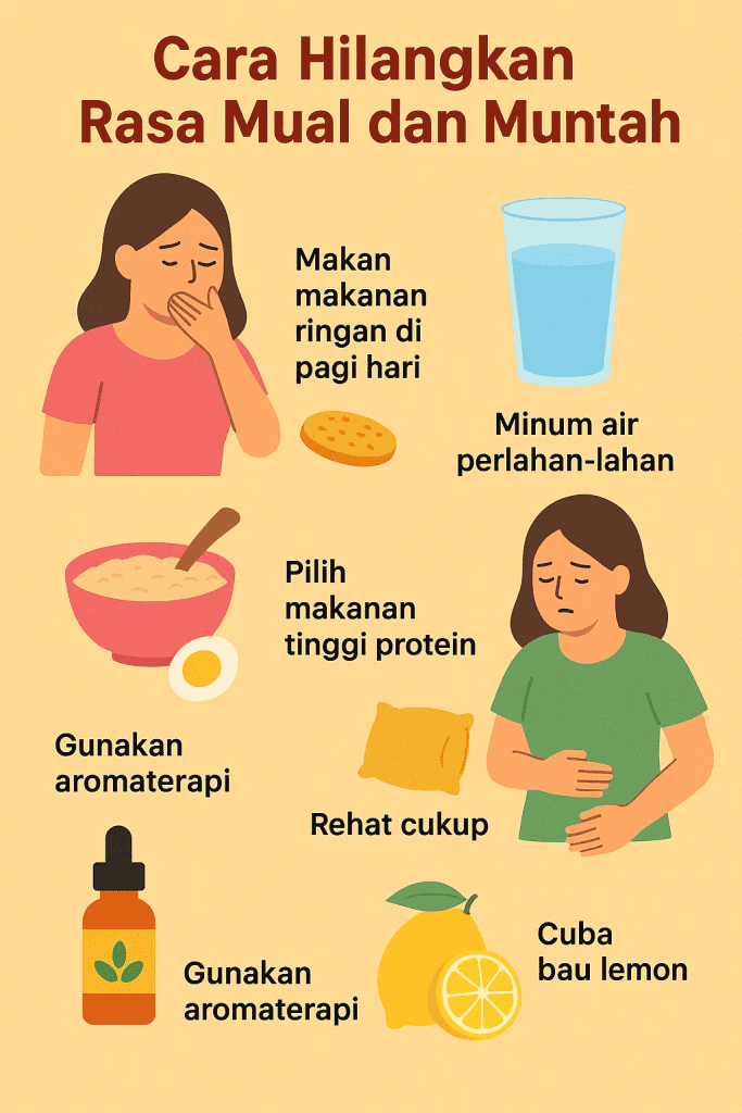 cara hilangkan alahan mengandung