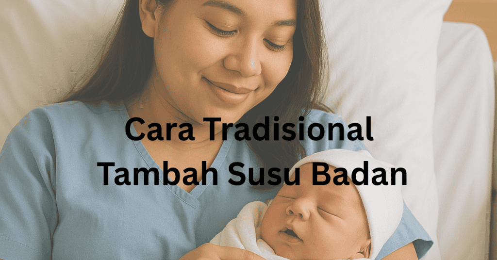 Cara Tradisional Tambah Susu Badan, Barulah Bayi Kenyang & Tidur Lena