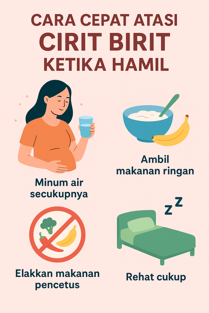 cirit birit ketika hamil trimester 3