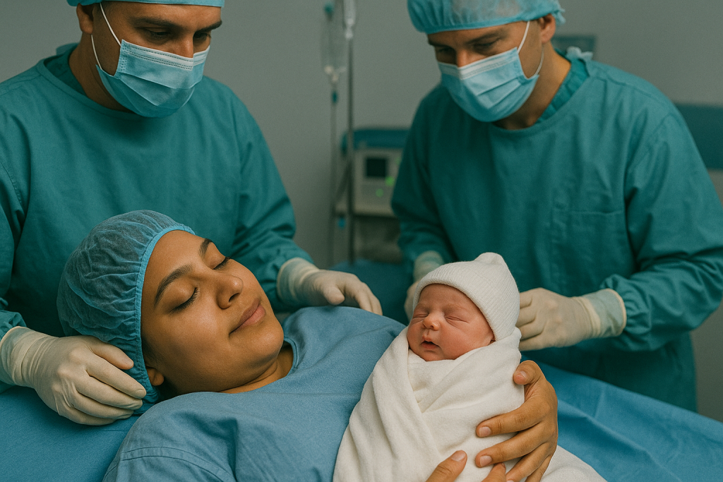 jahitan bersalin terbuka