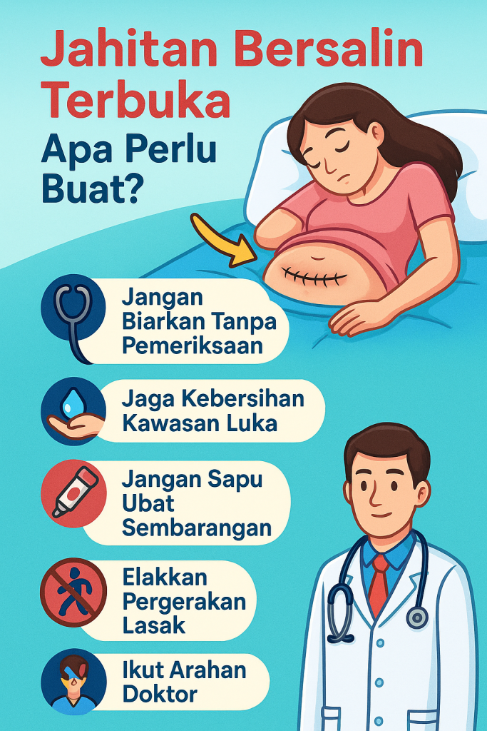 jahitan bersalin terbuka