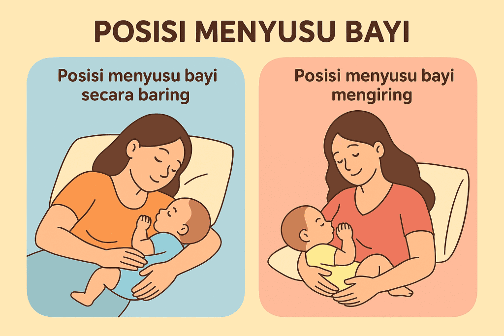 posisi menyusu bayi