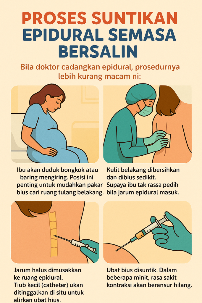 suntikan epidural untuk bersalin normal