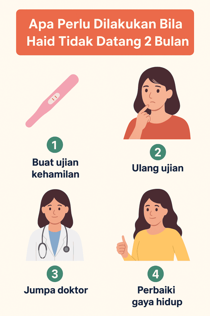 2 bulan tidak datang haid apakah hamil