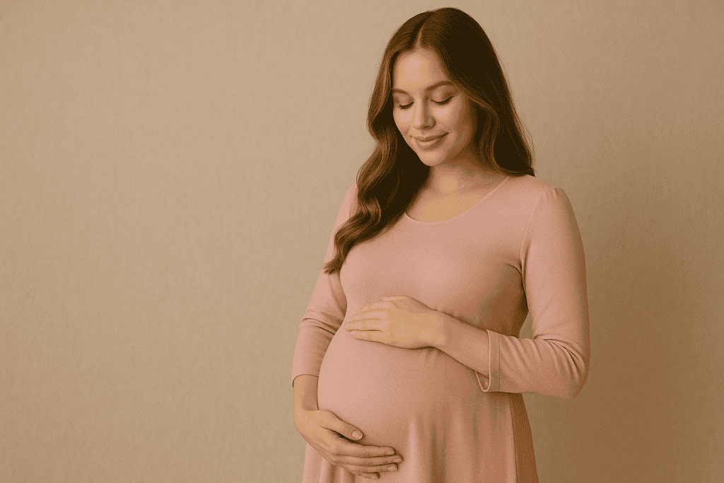 perut mengandung anak lelaki