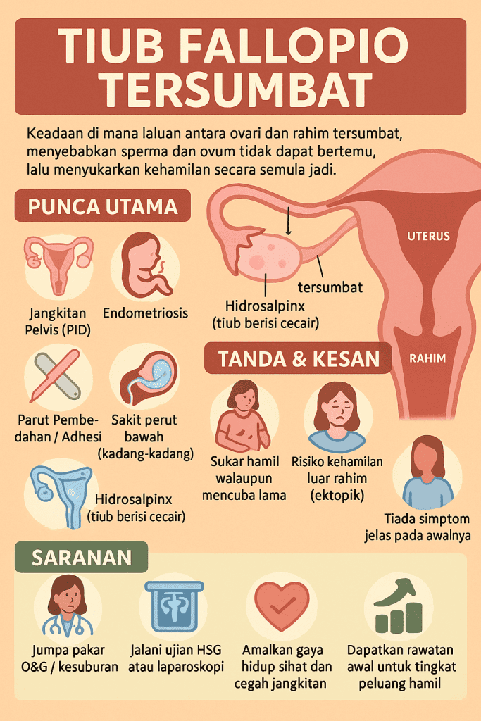 tiub fallopio tersumbat
